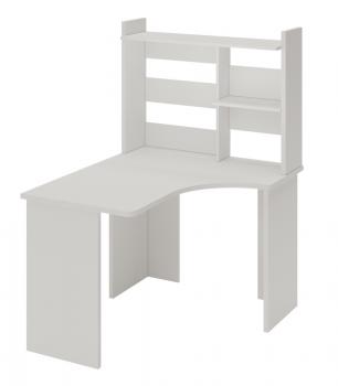 Компьютерный стол Мэрдэс СКЛ-Угл120+НКЛ-100 без тумбы с надстройкой Правый