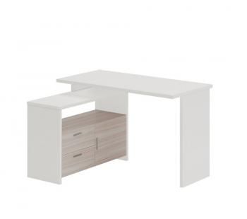 Компьютерный стол Мэрдэс СКЛ-ПРЯМ120Р+ТБЛ с тумбой и скругленными углами