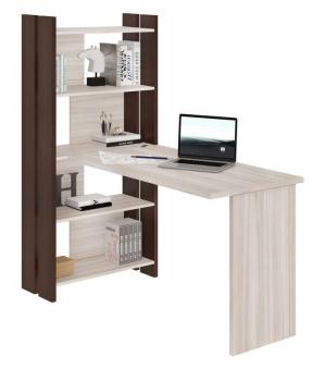 Стол-стеллаж Мэрдэс СТЛ-ОВ+С120Прям без тумбы