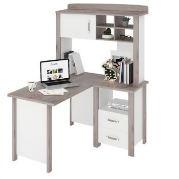 Компьютерный стол Мэрдэс СТД-У с надстройкой НД-115