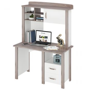 Компьютерный стол Мэрдэс СТД-115 с тумбой и надстройкой НД-115