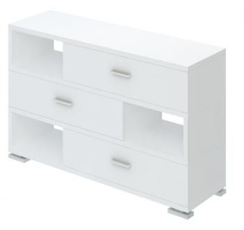 Стеллаж Мэрдэс СБ-40/3-ПВК (закругленная верхняя полка)