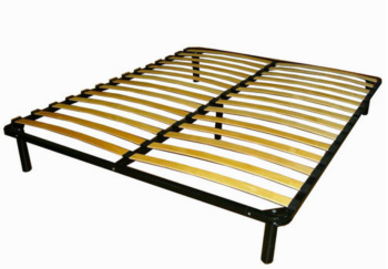 Основание с ламелями 120*200 Черный (Р)