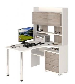 Стол компьютерный Мэрдэс СР-133-130 с надстройкой Правый