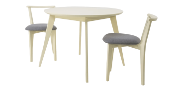 Слоновая Кость/Рогожка Серый