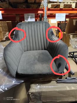 Кресло SHT-AMS2-1 угольно-серый/черный муар (У)