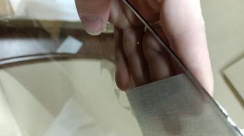 Стол журнальный Маэстро + стекло СЖС-02 Орех (У)