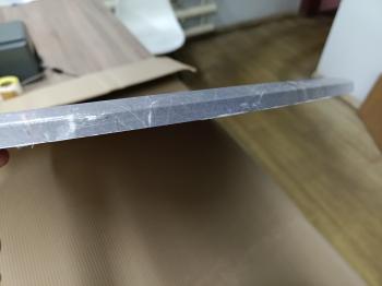 Стол журнальный Маджоре серый мрамор (У)