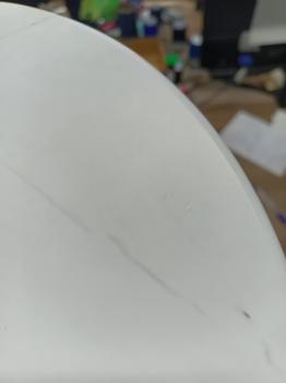 Стол журнальный Слай Белый мрамор 2 (У)