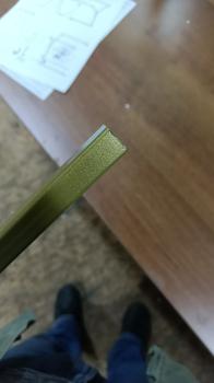 Стол журнальный Тайлер Сахара нуар/золото (У)