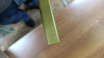 Стол журнальный Тайлер Сахара нуар/золото (У)