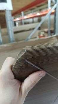 Стол журнальный Серфинг Грецкий орех/Акация (У)