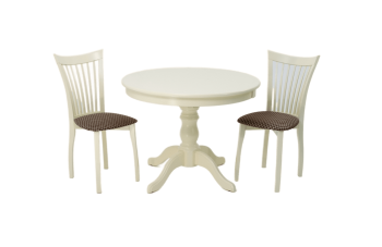 Слоновая Кость/Ромб Коричневый