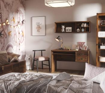 Стол письменный БРВ Мебель ИНДИАНА JBIU 2s