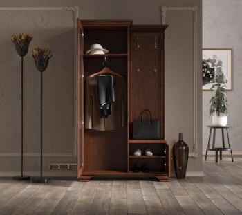 Шкаф с вешалкой БРВ Мебель KENTAKI S320-PPK/110L