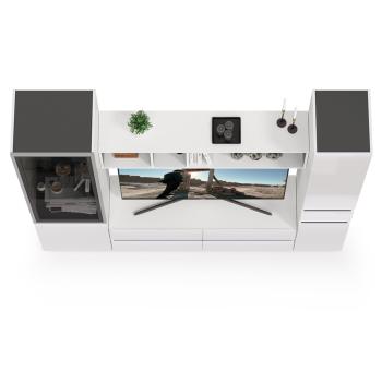 Гостиная Mobi Сидней Комплектация № 23 13.63 + 15.57 + 13.201 + 13.202