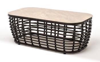 Журнальный столик из искусственного ротанга 4sis Ницца