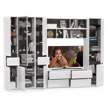 Гостиная Mobi Сидней Комплектация № 35 13.63 + 15.57 2шт + 13.200 + 13.201 + 13.202 2шт