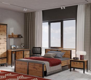 Кровать БРВ Мебель LOFT LOZ120х200