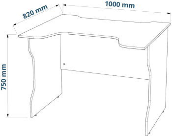 Стол компьютерный Гуд Лакк Вардиг K2