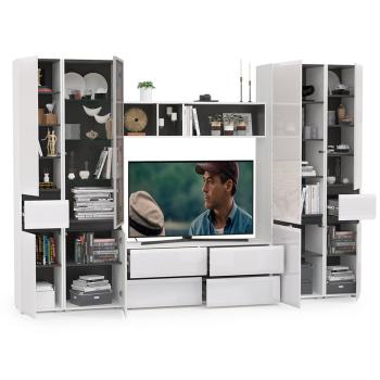 Гостиная Mobi Сидней Комплектация № 30 13.63 + 15.57 + 13.200 + 13.201 + 13.202 2шт