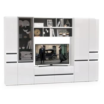 Гостиная Mobi Сидней Комплектация № 36 13.63 + 15.57 2шт + 13.200 + 13.201 + 13.202 2шт