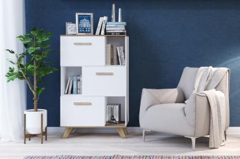 Шкаф Кураж Вега Скандинавия низкий с нишами