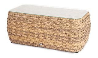 Журнальный столик из искусственного ротанга (гиацинт) 4sis Кальяри