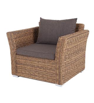 Кресло из искусственного ротанга (гиацинт) 4sis Капучино