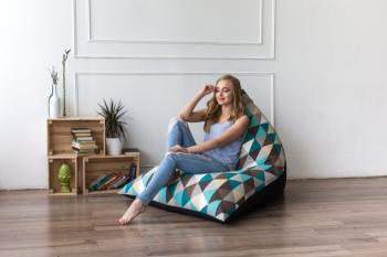 Кресло DreamBag Пирамида Жаккард