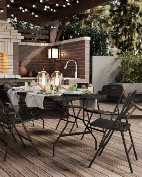 Стол складной чемодан пластиковый STOOL GROUP Кейт 180 MZ182