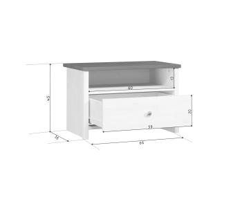 Тумба БРВ Мебель ПОРТО KOM1S/70