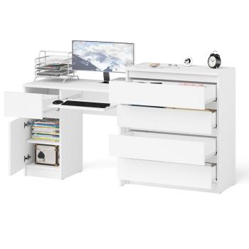 Стол компьютерный СВК Мори МС-1 левый + Комод МК800.4