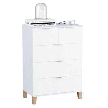 Комод Марвин 21 Белый глянец (Р)