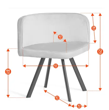 Обеденная группа TetChair Quadron (mod. PT14)