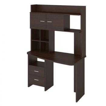 Компьютерный стол Мэрдэс СКЛ-Крл120+НКЛХ-120 с надстройкой+бокс Правый