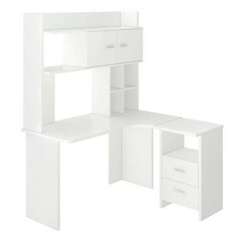 Компьютерный стол Мэрдэс СКЛ-Угл130+НКЛХ-130 с надстройкой+бокс Правый