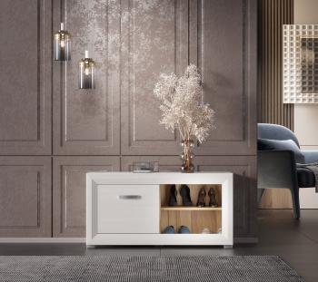 Тумба для обуви БРВ Мебель MALTA B136-BUT1D/110