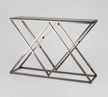 Стекло smoke/Сталь темный хром