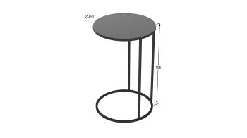 Стол придиванный Калифорния Остин Glass