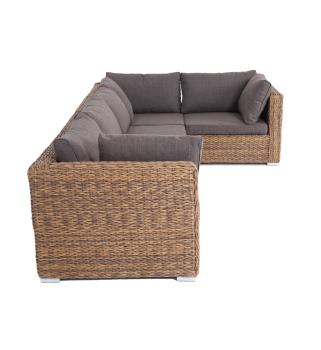 Трансформирующийся диван из искусственного ротанга 4sis Лунго (гиацинт)