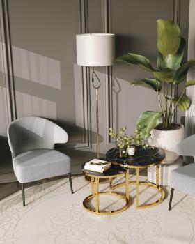 Набор журнальных столиков STOOL GROUP Селена 60 и 45 см