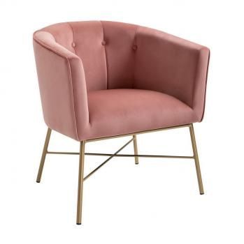 Велюр розовый