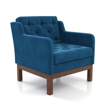 Орех/Синий шенилл