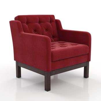 Венге/Красный шенилл