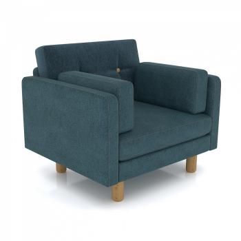 Голубой велюр