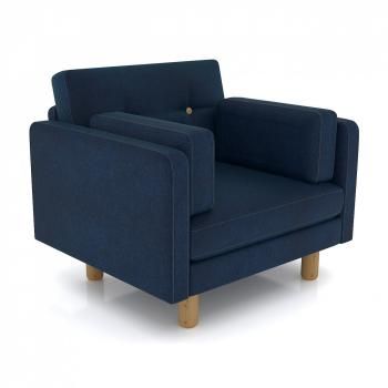 Синий велюр