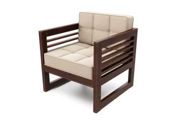 Орех/Велюр бежевый