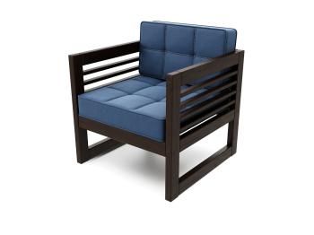 Венге/Велюр синий