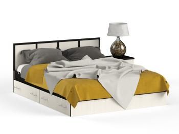 Кровать с ящиками СВК Сакура 1600 + тумба